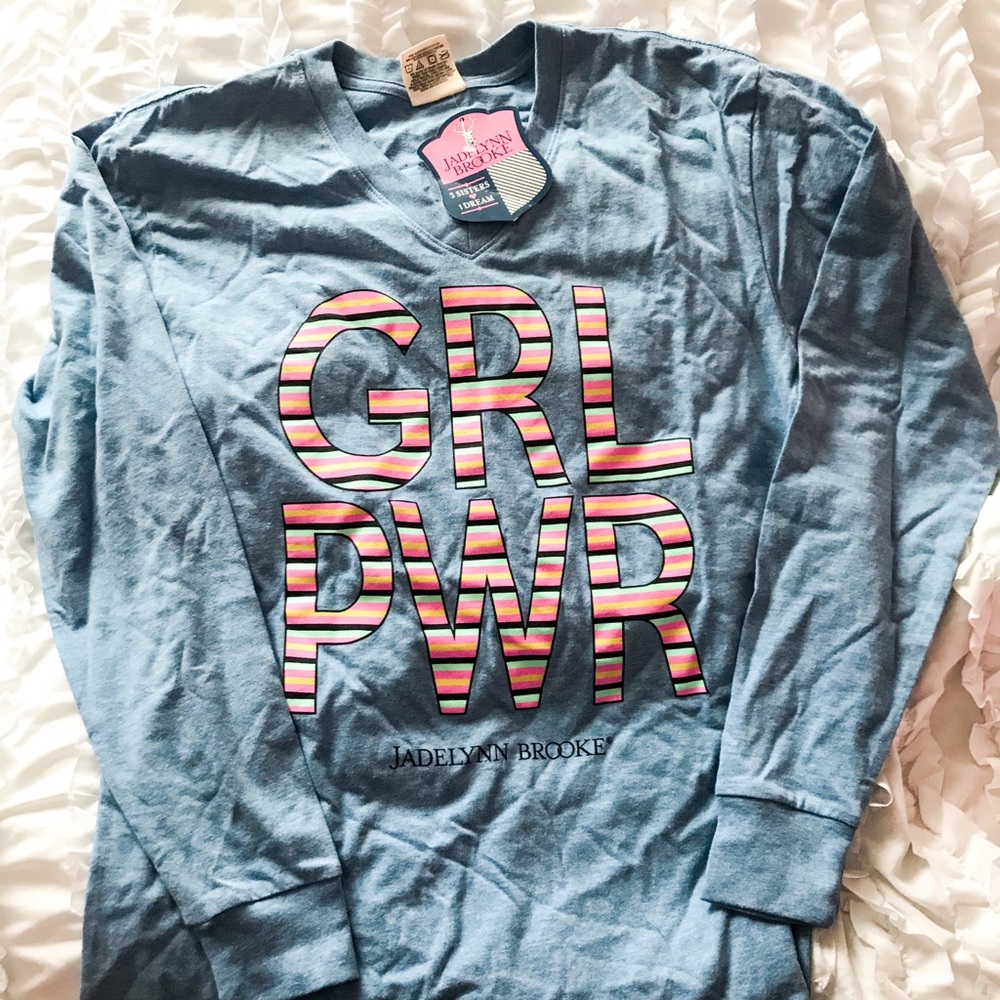Jadelynn Brooke GRL PWR Long Sleeve Tee Size S